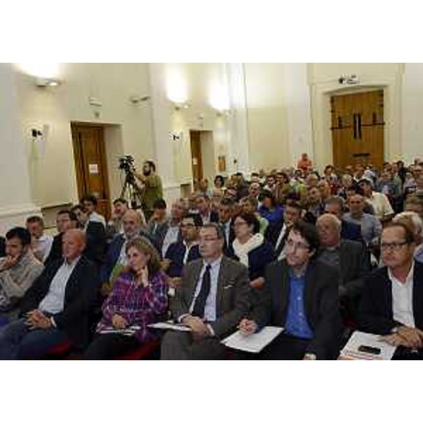 Sergio Bolzonello (Vicepresidente Regione FVG e assessore regionale Risorse agricole e forestali) alla presentazione delle "Buone pratiche" del PSR 2007-2013 e della Programmazione 2014-2020 - Udine 22/09/2014
