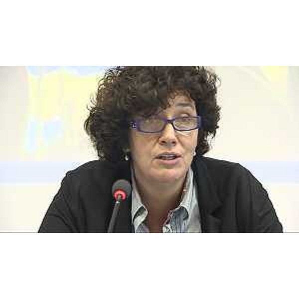 Loredana Panariti (Assessore regionale Pari Opportunità) all'incontro "Rispetto tra i sessi e pari opportunità tra donna e uomo", all'Auditorium della Regione Friuli Venezia Giulia - Udine 25/09/2014