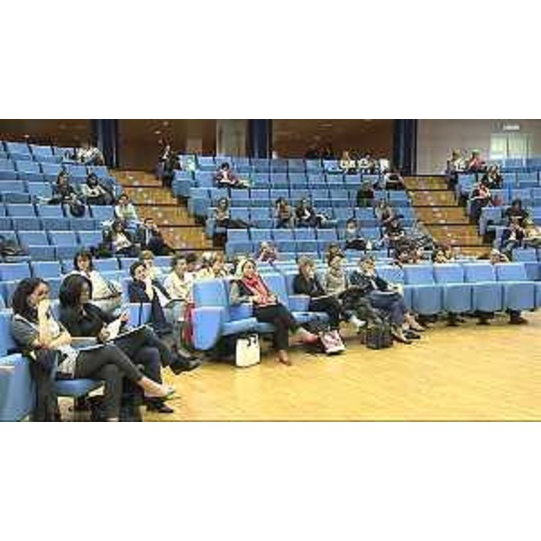 Platea all'incontro "Rispetto tra i sessi e pari opportunità tra donna e uomo", all'Auditorium della Regione Friuli Venezia Giulia - Udine 25/09/2014