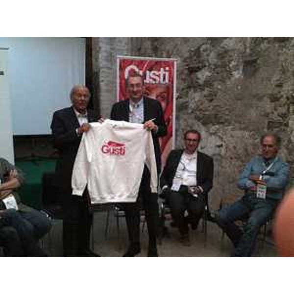 Ettore Romoli (Sindaco Gorizia) e Sergio Bolzonello (Vicepresidente Regione FVG e assessore regionale Attività produttive) alla tavola rotonda "Street food ed eccellenze locali. Dal global al glocal, la valorizzazione delle tipicità" - Gorizia 27/09/2014