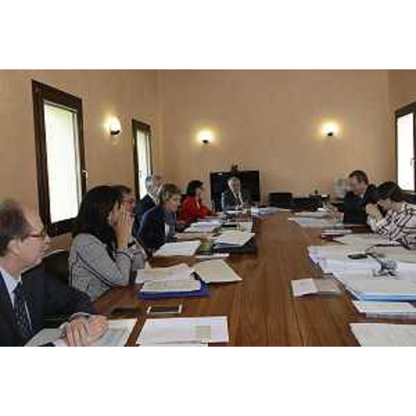 Riunione della Giunta regionale presieduta da Debora Serracchiani (Presidente Regione Friuli Venezia Giulia) - Pordenone 03/10/2014