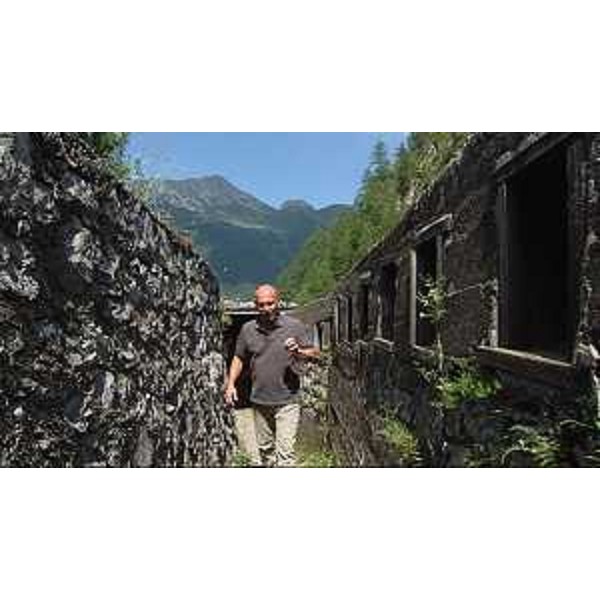 Massimo Somaglino, attore che ha narrato la storia nel documentario "Siamo pietre e ombra. 1914-1918, memorie di guerra in Friuli Venezia Giulia" realizzato dall'Ufficio Stampa e Comunicazione / Redazione Produzioni Televisive della Regione autonoma Friuli Venezia Giulia (6 ottobre 2014)