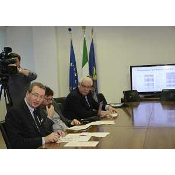 Sergio Bolzonello (Vicepresidente Regione FVG e assessore regionale Attività produttive) alla presentazione dei dati statistici dei flussi turistici in Friuli Venezia Giulia nel periodo maggio-agosto 2014 - Udine 07/10/2014