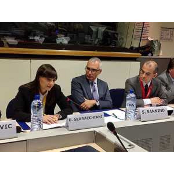 Debora Serracchiani (Presidente Regione Friuli Venezia Giulia) al workshop "La Strategia europea per la Regione Adriatico-Ionica: la dimensione macro-regionale e i criteri che stanno alla base del successo dei progetti", nella terza giornata degli OPEN DAYS della XII "Settimana Europea di Regioni e Città" - Bruxelles 08/10/2014
