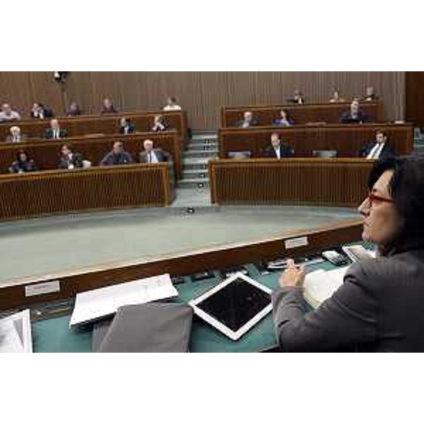 Sara Vito (Assessore regionale Ambiente ed Energia) all'audizione delle Commissioni consiliari II e IV sulla proposta di costruzione di un rigassificatore a Monfalcone - Trieste 08/10/2014