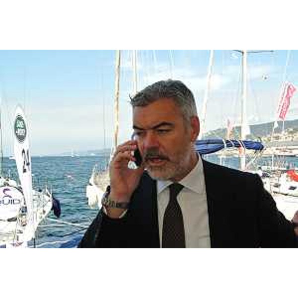 Paolo Panontin (Assessore regionale Protezione civile) al workshop "Emergency Communications. Come gestire le emergenze (anche) attraverso i social media" - Villaggio Barcolana, Trieste 10/10/2014