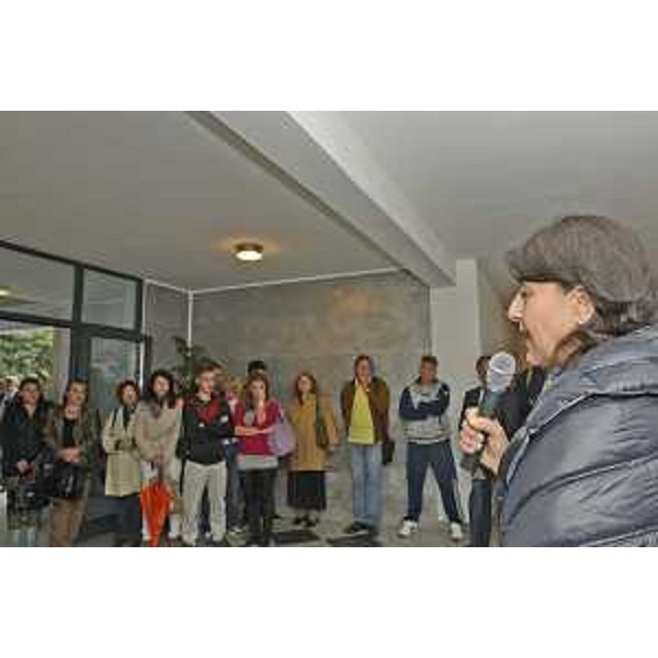 Intervento di Mariagrazia Santoro (Assessore regionale Lavori pubblici) alla cerimonia di consegna di 39 alloggi ATER, in via Vittorio Veneto 24 - Gorizia 21/10/2014