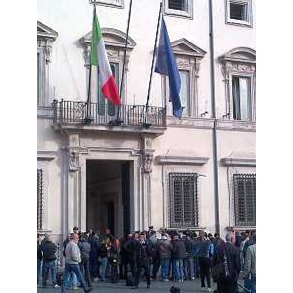 Esterno di Palazzo Chigi, in piazza Colonna - Roma 23/10/2014