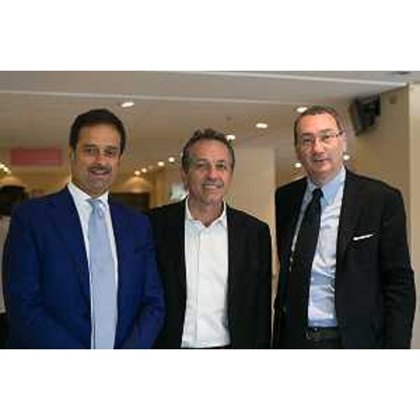 Fabrizio Nardoni (Assessore Agricoltura Regione Puglia e Presidente Commissione Politiche Agricole), Giorgio Ferrero (Assessore Agricoltura Regione Piemonte) e Sergio Bolzonello (Vicepresidente Regione Friuli Venezia Giulia e assessore regionale Attività produttive) - Salone internazionale del Gusto, Torino 23/10/2014