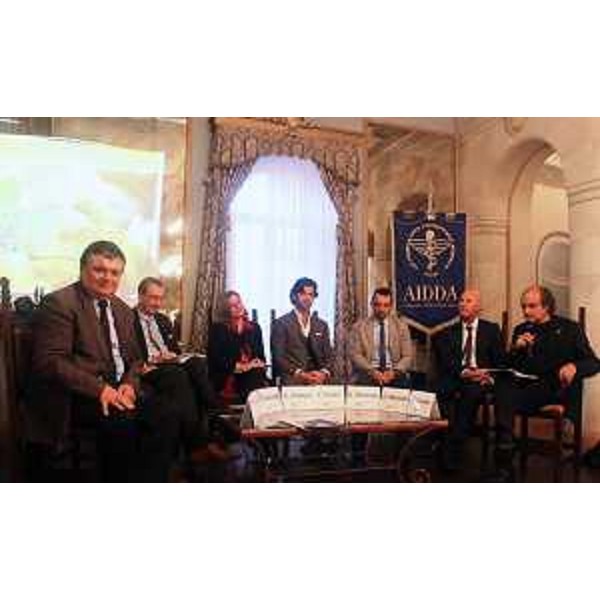 Sergio Bolzonello (Vicepresidente Regione FVG e assessore regionale Attività produttive) al convegno "Il vino in Friuli Venezia Giulia", organizzato dall'Associazione Imprenditrici e Donne Dirigenti di Azienda (AIDDA) al Castello di Spessa - Capriva del Friuli 22/10/2014