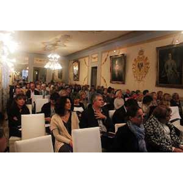 Platea al convegno "Il vino in Friuli Venezia Giulia", organizzato dall'Associazione Imprenditrici e Donne Dirigenti di Azienda (AIDDA) al Castello di Spessa - Capriva del Friuli 22/10/2014