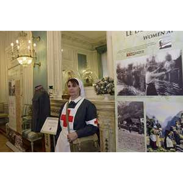 Mostra "La Grande Guerra" allestita dall'Esercito Italiano e inaugurata oggi in Prefettura - Trieste 22/10/2014