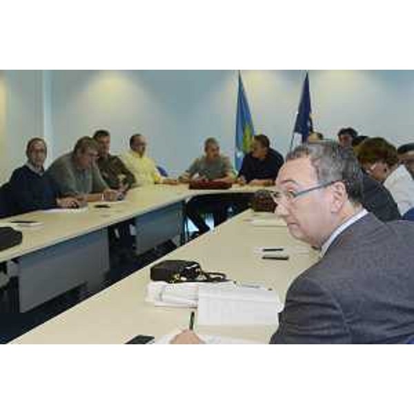 Sergio Bolzonello (Vicepresidente Regione FVG e assessore Attività produttive) al Tavolo sullo stabilimento Ideal Standard di Orcenico di Zoppola (PN) - Udine 24/10/2014