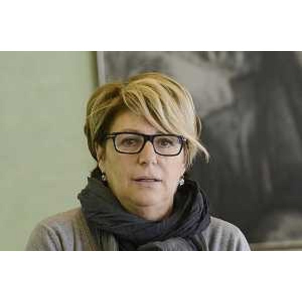 Maria Sandra Telesca (Assessore regionale Salute, Integrazione socio-sanitaria, Politiche sociali e Famiglia) durante la riunione straordinaria della Giunta regionale sul "Quadro di compatibilità per il Bilancio 2015", in Consiglio regionale - Trieste 29/10/2014
