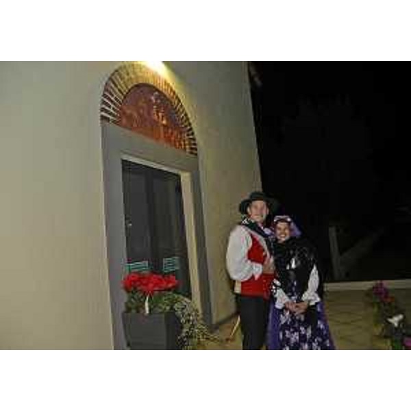 Un momento dello spettacolo "Mosaico di stelle" all'inaugurazione della Sala Polifunzionale allestita nel nuovo residence per persone con autismo annesso alla Villa Santa Maria della Pace - Medea 31/10/2014