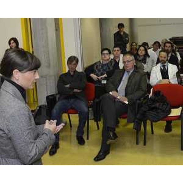 Debora Serracchiani (Presidente Regione Friuli Venezia Giulia) all'Ospedale San Michele - Gemona del Friuli 04/11/2014