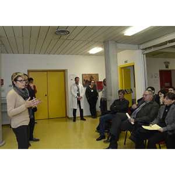 Maria Sandra Telesca (Assessore regionale Salute) all'Ospedale San Michele - Gemona del Friuli 04/11/2014