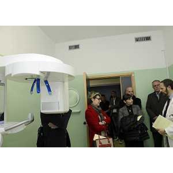 Maria Sandra Telesca (Assessore regionale Salute), Debora Serracchiani (Presidente Regione Friuli Venezia Giulia) e Paolo Urbani (Sindaco Gemona) all'Ospedale San Michele - Gemona del Friuli 04/11/2014