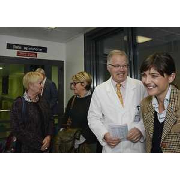 Maria Sandra Telesca (Assessore regionale Salute), Roberto Celotto (Direttore medico ospedaliero Spilimbergo) e Debora Serracchiani (Presidente Regione Friuli Venezia Giulia), al Presidio Ospedaliero - Spilimbergo 10/11/2014