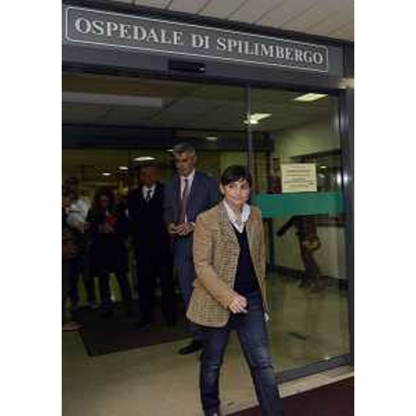 Debora Serracchiani (Presidente Regione Friuli Venezia Giulia) al Presidio Ospedaliero - Spilimbergo 10/11/2014