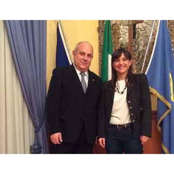 Mario Giro (Sottosegretario Affari Esteri) e Debora Serracchiani (Presidente Regione Friuli Venezia Giulia) - Roma 17/11/2014