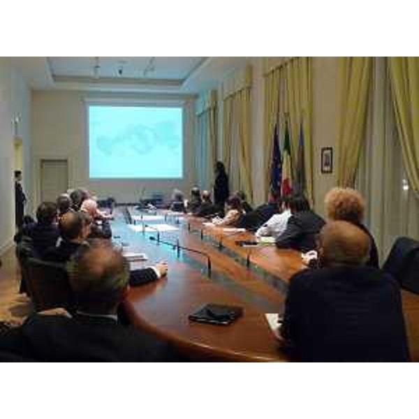 La presentazione informale del progetto delle nuove Terme di Grado, nella sede della Regione Friuli Venezia Giulia - Trieste 19/11/2014