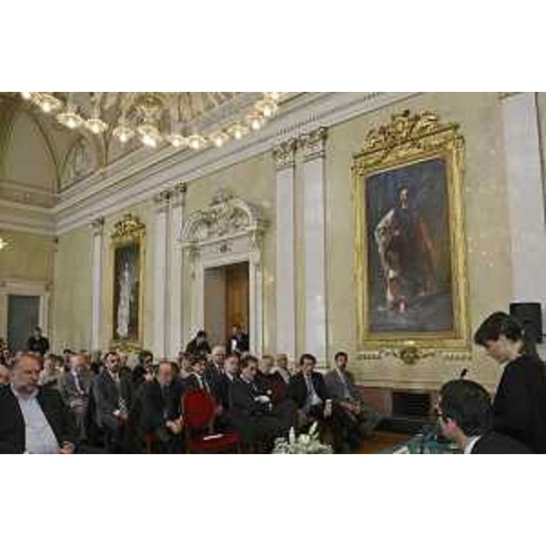 Debora Serracchiani (Presidente Regione Friuli Venezia Giulia) interviene al convegno "Il confine orientale dal Memorandum di Londra all'allargamento dell'Unione Europea: pensieri, azioni ed omissioni nella difesa degli interessi nazionali in Istria", in occasione del 60° anniversario di fondazione dell'Unione degli Istriani, nella sede della Regione FVG - Trieste 22/11/2014