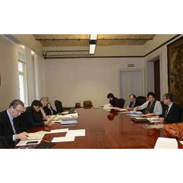 Debora Serracchiani (Presidente Regione Friuli Venezia Giulia) presiede la riunione della Giunta regionale - Trieste 05/12/2014