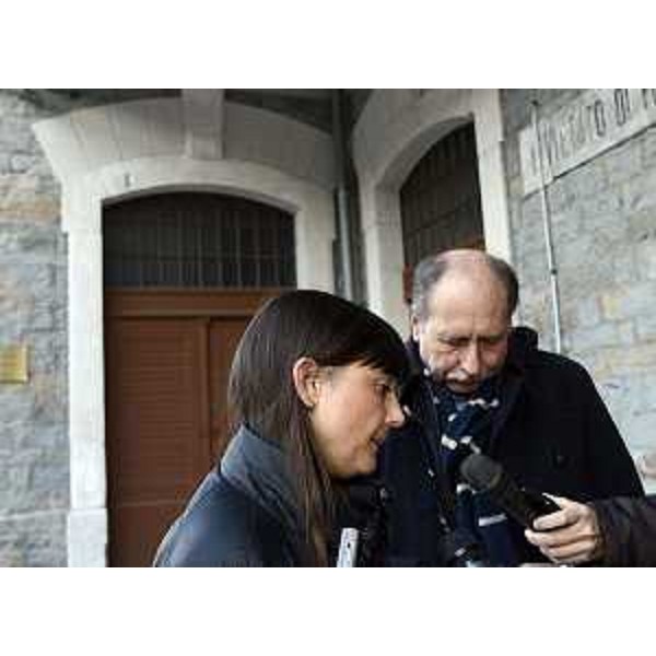 Debora Serracchiani (Presidente Regione Friuli Venezia Giulia) arriva alla riunione del Comitato dell'Autorità portuale, al Magazzino 26 del Porto Vecchio - Trieste 12/12/2014