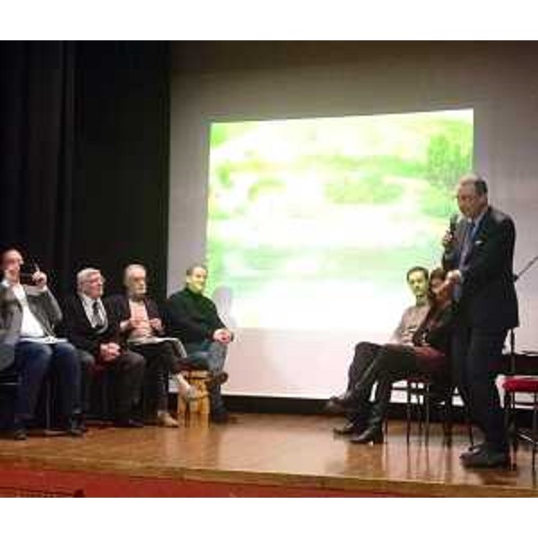 Sergio Bolzonello (Vicepresidente Regione FVG e assessore Attività produttive) alla presentazione del numero 21 della rivista "Tiere Furlane / Terra Friulana" - Polcenigo 20/12/2014