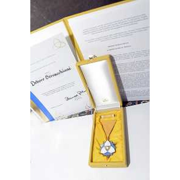 L'Ordine d'Oro al Merito conferito da Borut Pahor (Presidente Repubblica di Slovenia) a Debora Serracchiani (Presidente Regione Friuli Venezia Giulia) - Lubiana 13/01/2015