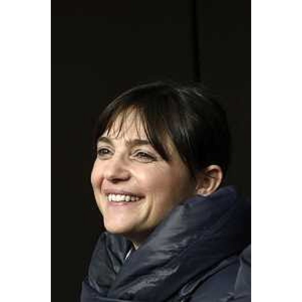 Debora Serracchiani (Presidente Regione Friuli Venezia Giulia) alla cerimonia di consegna del cantiere per la realizzazione del nuovo Ospedale - Pordenone 16/01/2015