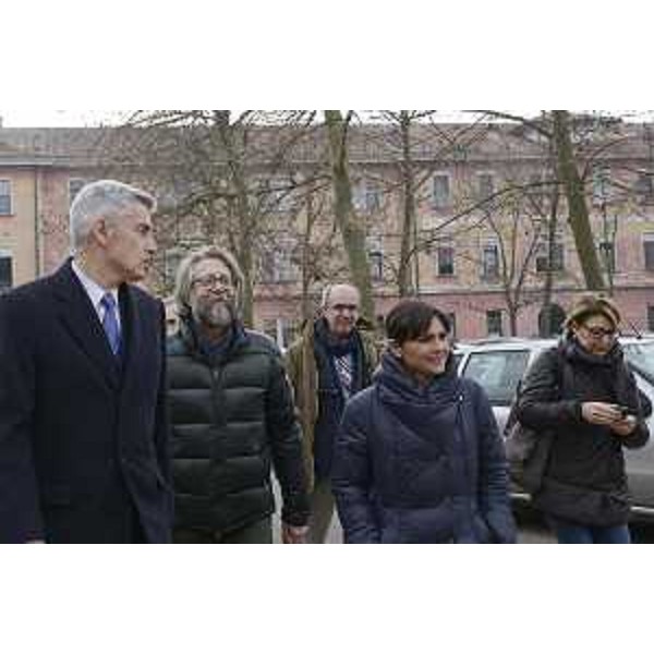 Paolo Bordon [Direttore generale Azienda Assistenza Sanitaria (AAS) n. 5 "Friuli Occidentale"], Debora Serracchiani (Presidente Regione Friuli Venezia Giulia) e Maria Sandra Telesca (Assessore regionale Salute) - Pordenone 16/01/2015