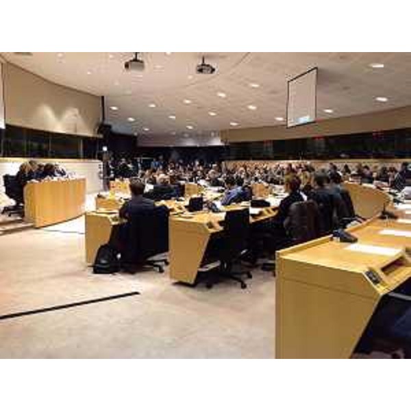 La presentazione annuale del Rapporto END (Esperti Nazionali Distaccati), nella sede del Parlamento Europeo - Bruxelles 20/01/201
