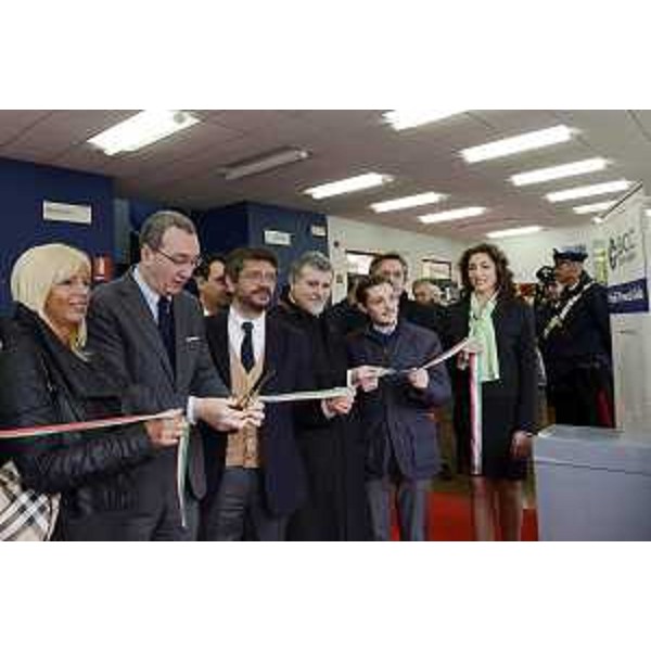 Luisa De Marco (Presidente Udine Gorizia Fiere S.p.A.), Sergio Bolzonello (Vicepresidente Regione FVG e assessore Risorse agricole e forestali) e Andrea Segrè (Università Bologna) all'inaugurazione della cinquantesima Agriest - Udine 22/01/2015