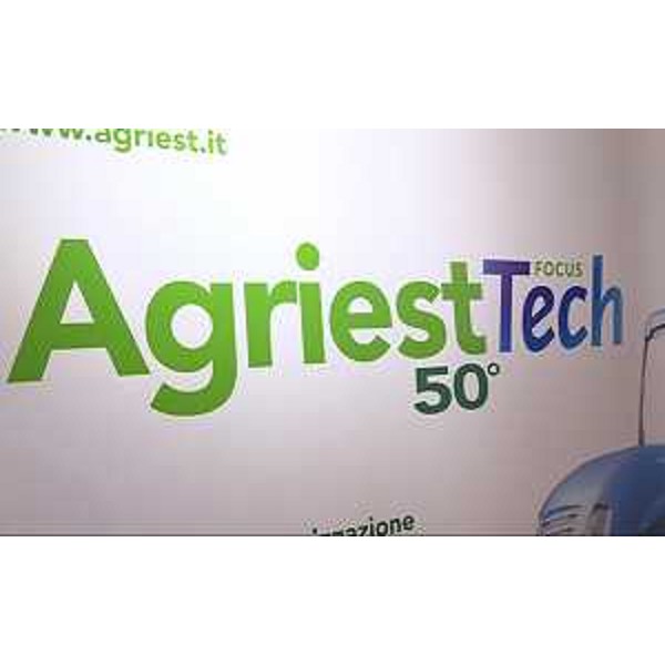 Logo della cinquantesima edizione di Agriest "Tech Focus" - Udine 23/01/2015