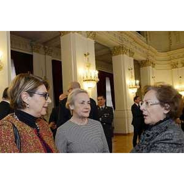 Maria Sandra Telesca (Assessore Regione Friuli Venezia Giulia), Maria Teresa Bassa Poropat (Presidente Provincia Trieste) e Francesca Adelaide Garufi (Prefetto Trieste), nella sede della Prefettura - Trieste 28/01/2015