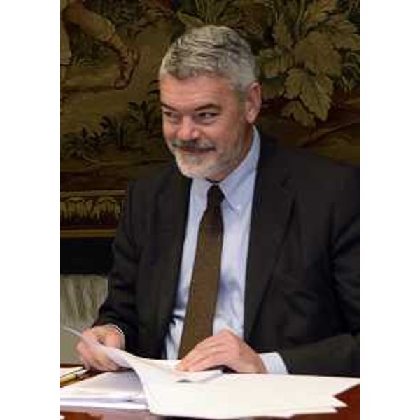 Paolo Panontin (Assessore regionale Funzione pubblica, Autonomie locali, Coordinamento Riforme, Caccia e Risorse ittiche, Protezione civile) durante la riunione della Giunta regionale del FVG - Trieste 30/01/2015