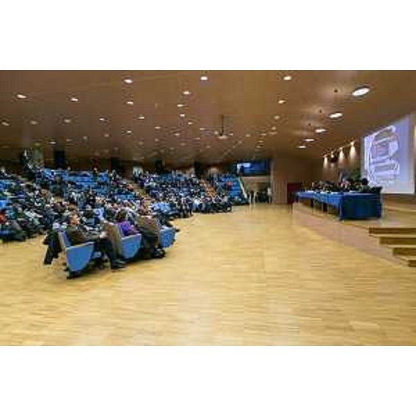 L'Auditorium della Regione FVG durante gli Stati generali della Montagna - Udine 06/02/2015