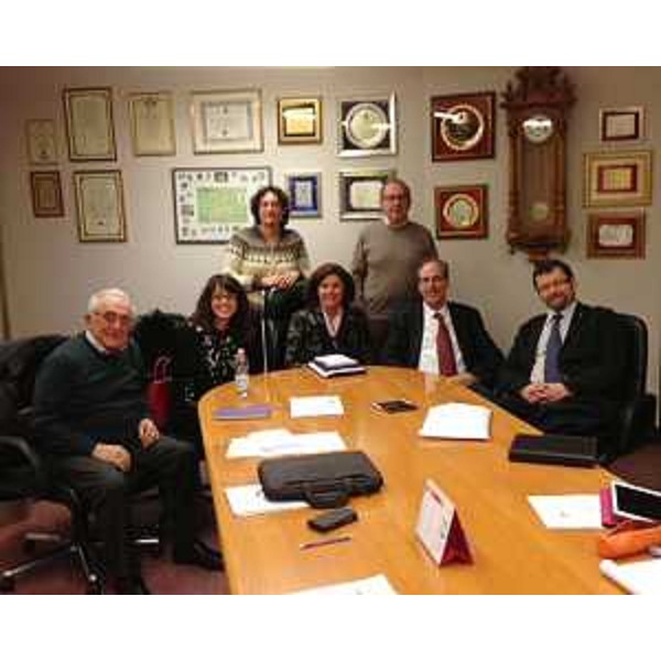 Gianni Torrenti (Assessore regionale Cultura, Sport e Solidarietà) ed Enio Agnola (Consigliere regionale) incontrano Raffaella Paladin e Lieto Molinaro (Sindaco e vicesindaco Majano) e gli assessori comunali Elisa Giulia De Sabbata, Silvia Contardo e Giorgio Pezzali, su impiantistica sportiva e attività culturali, in Municipio - Majano 10/02/2015