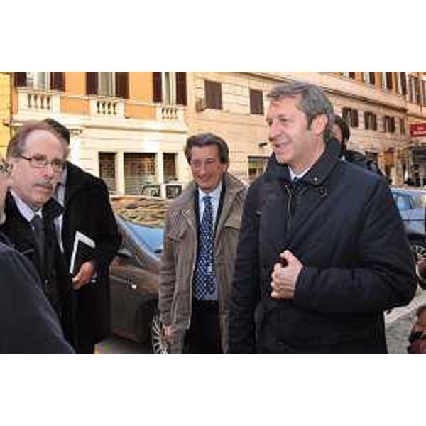 Gianni Torrenti (Assessore regionale Cultura e Solidarietà) e Benedetto Della Vedova (Sottosegretario Affari Esteri) - Roma 12/02/2015