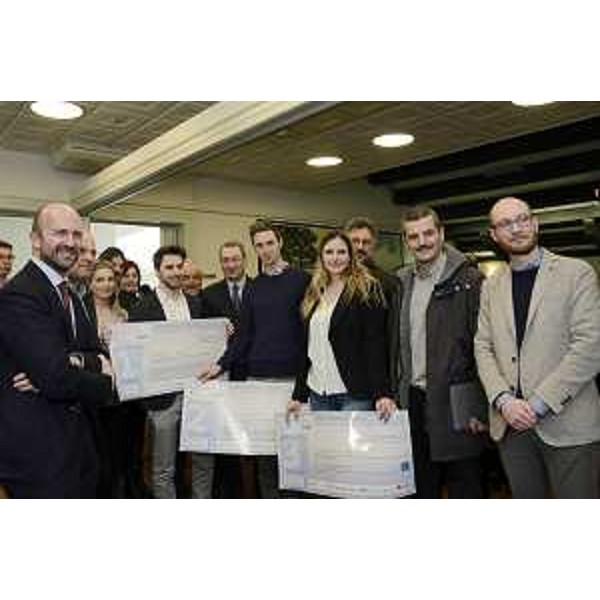 Sergio Bolzonello (Vicepresidente Regione FVG e assessore Attività produttive, Commercio, Cooperazione, Risorse agricole e forestali) alla Premiazione del Concorso di Idee per la realizzazione dello stand espositivo della Regione Friuli Venezia Giulia certificato PEFC - Udine 16/02/2015