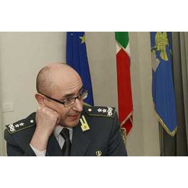 Antonino Maggiore (Generale di brigata, comandante regionale Guardia di Finanza), nella sede della Presidenza del FVG - Trieste 17/02/2015