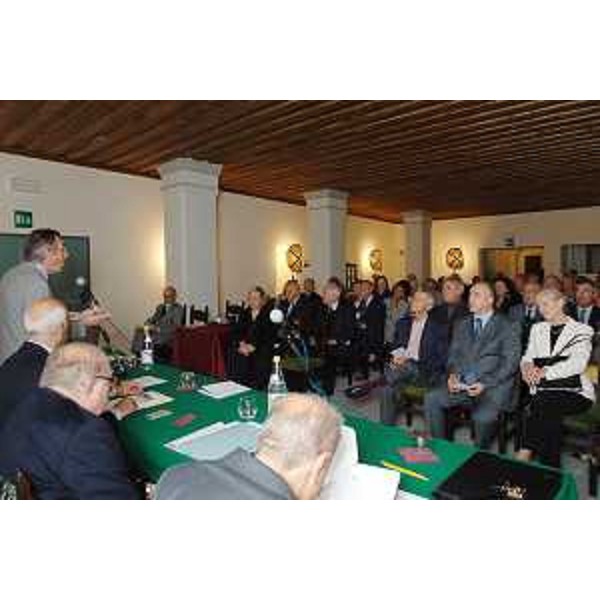 Riccardo Illy (Presidente Regione Friuli Venezia Giulia) nel corso del Seminario "La funzione pubblica di un bene privato", tenutosi nel Castello di Villalta di Fagagna. (Villalta di Fagagna 05/10/07)