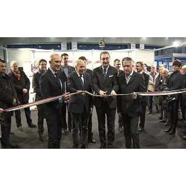 Ettore Romoli (Sindaco Gorizia) e Sergio Bolzonello (Vicepresidente Regione FVG e assessore Attività produttive, Commercio, Cooperazione, Risorse agricole e forestali) all'inaugurazione della quarantatreesima edizione di ExpoMeGo - Gorizia 19/02/2015