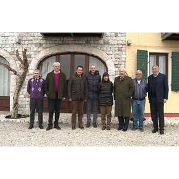 Enzo Marsilio (Consigliere regionale), Sergio Bolzonello (Vicepresidente Regione FVG e assessore Attività produttive e Risorse agricole e forestali) e Debora Serracchiani (Presidente Regione Friuli Venezia Giulia) visitano l'Azienda La Pellegrina del Gruppo Veronesi - San Quirino di Pordenone 21/02/2015