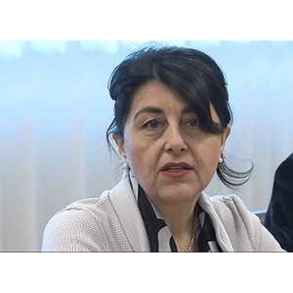 Mariagrazia Santoro (Assessore regionale Pianificazione territoriale e Lavori pubblici) presenta il Piano di convergenza del sistema regionale delle ATER - Udine 23/02/2015