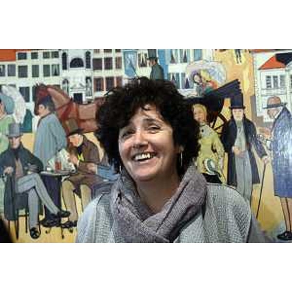 Loredana Panariti (Assessore regionale Istruzione) alla cerimonia di consegna di 15 borse di studio bandite dal Consorzio per lo Sviluppo del Polo Universitario di Gorizia nella Sala Della Torre della Fondazione Cassa di Risparmio - Gorizia 23/02/2015