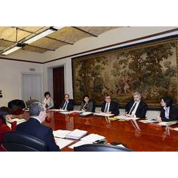 Riunione della Giunta regionale presieduta da Debora Serracchiani (Presidente Regione Friuli Venezia Giulia) - Trieste 27/02/2015