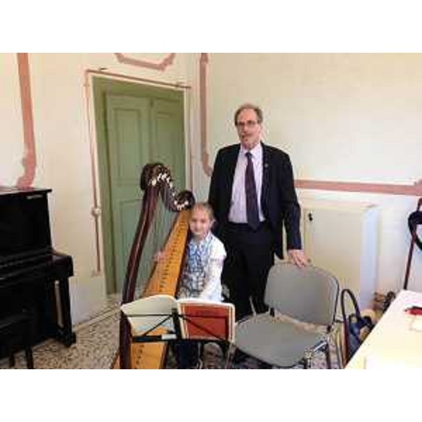 Gianni Torrenti (Assessore regionale Cultura e Sport) visita la Scuola di Musica Salvador Gandino presso la Barchessa Villa Correr Dolfin - Porcia 28/02/2015